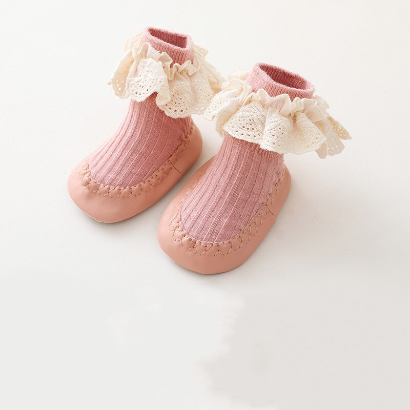 New Princess Baby Girl Socks with Lace and Ruffles