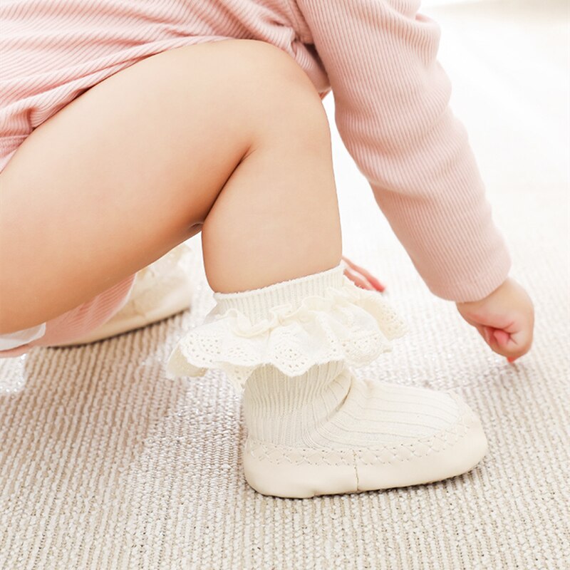 New Princess Baby Girl Socks with Lace and Ruffles
