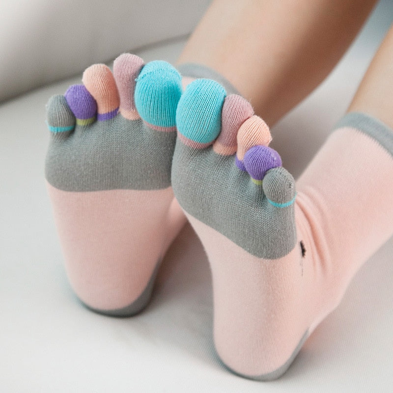 Women’s Cat face Toe Socks