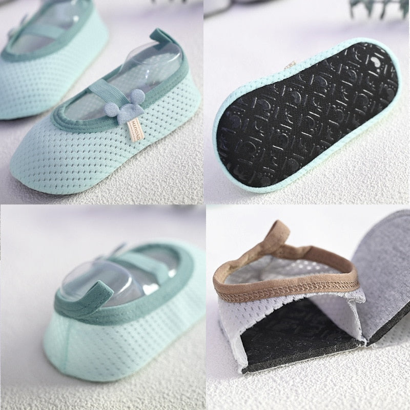 Mesh with Rubber Sole Baby Shoes/Socks