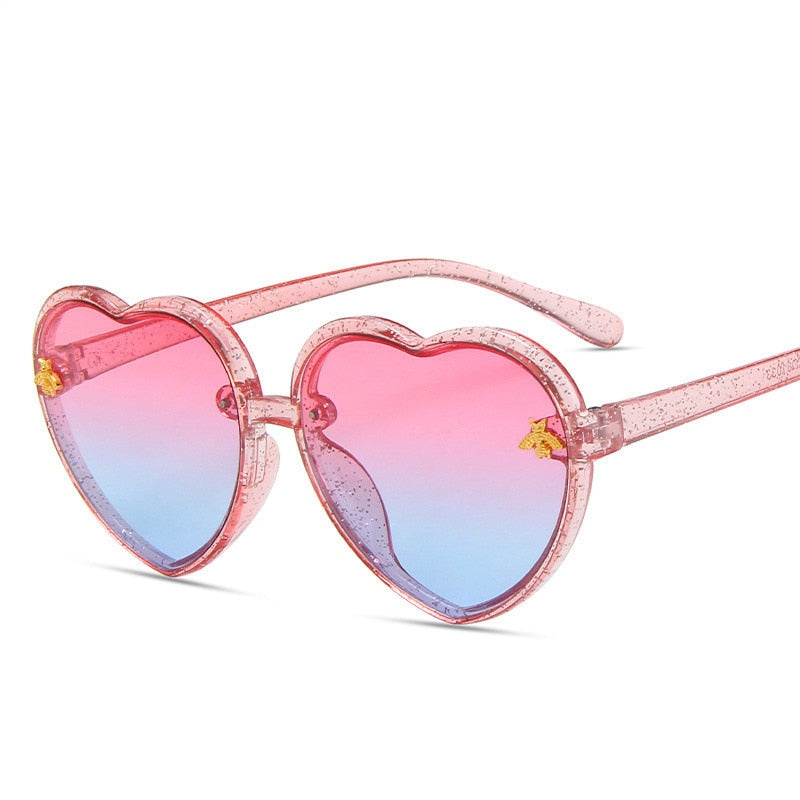 Children's Heart Shaped Sunglasses