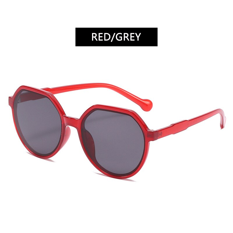 Women's Square Top Round Sunglasses