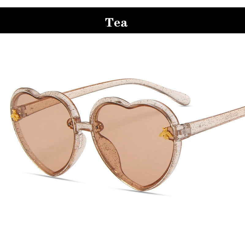 Children's Heart Shaped Sunglasses