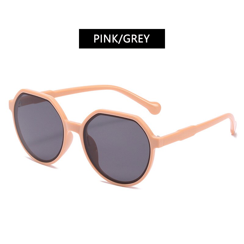 Women's Square Top Round Sunglasses