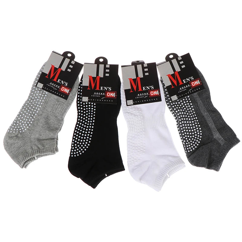 Men's Cotton Sport Non-slip Grip Socks