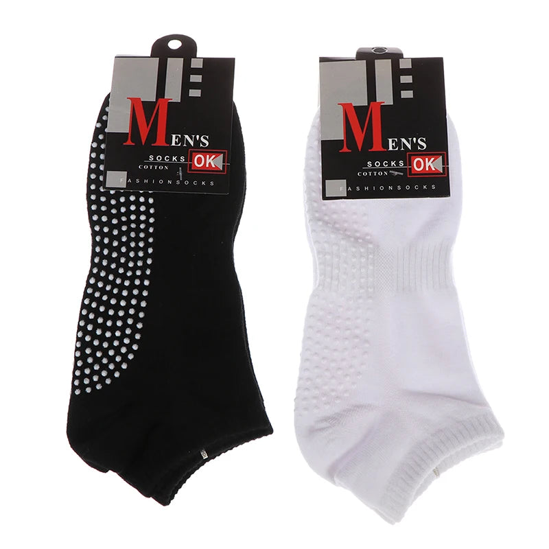 Men's Cotton Sport Non-slip Grip Socks