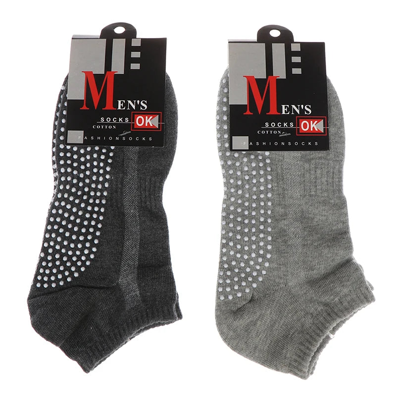 Men's Cotton Sport Non-slip Grip Socks