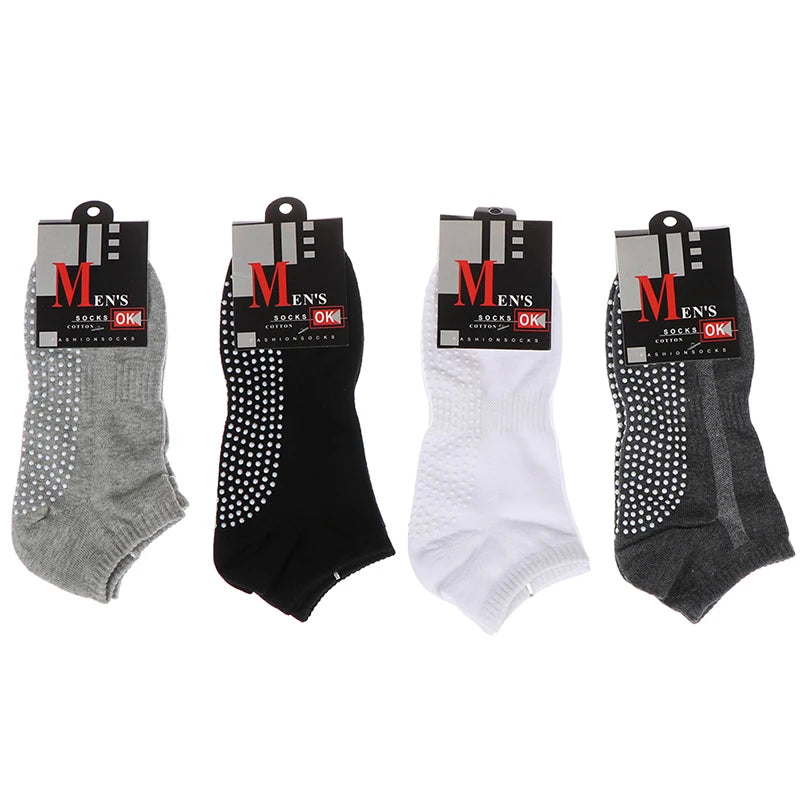 Men's Cotton Sport Non-slip Grip Socks