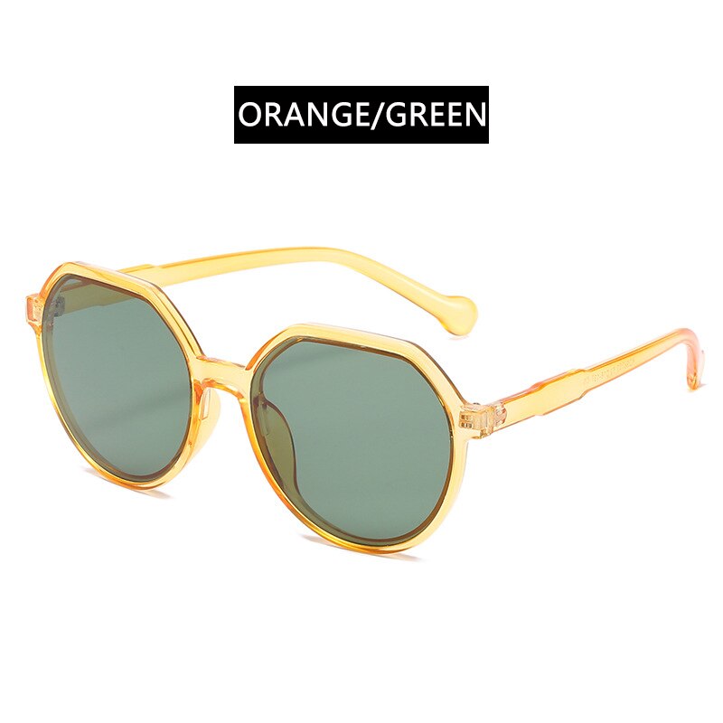 Women's Square Top Round Sunglasses