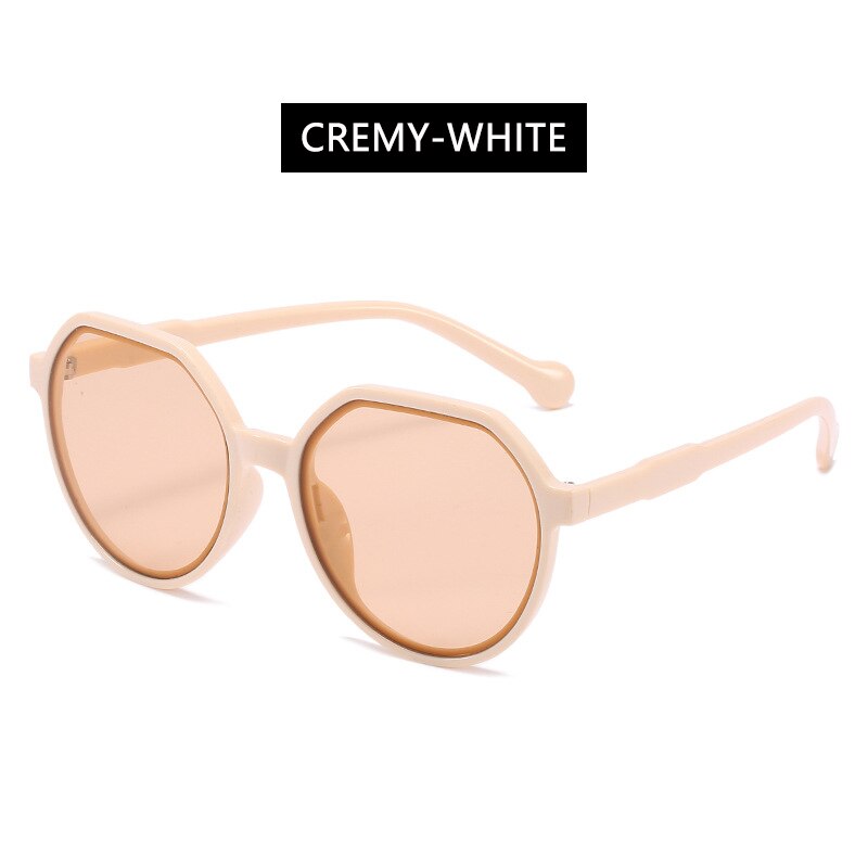 Women's Square Top Round Sunglasses