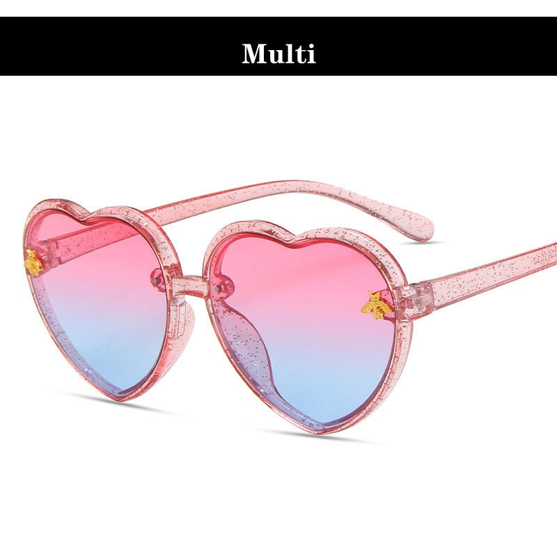 Children's Heart Shaped Sunglasses