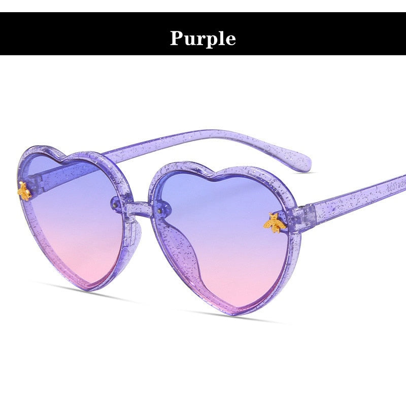 Children's Heart Shaped Sunglasses