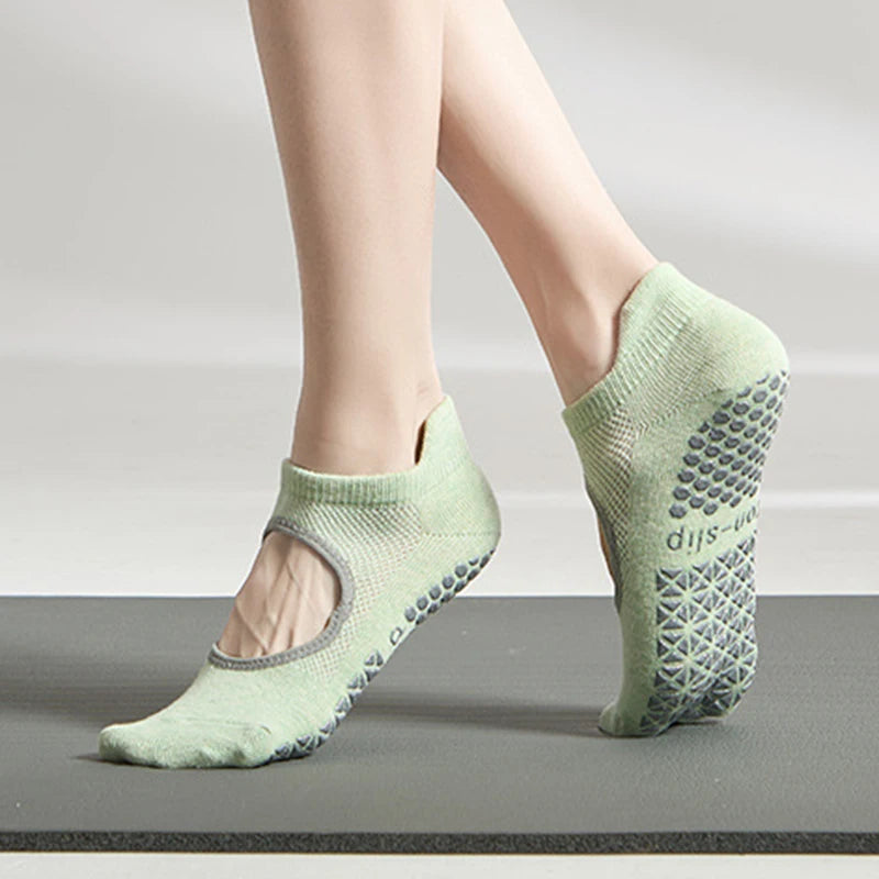 Women's Non-slip Pilates Grip, Low-ankle Sock