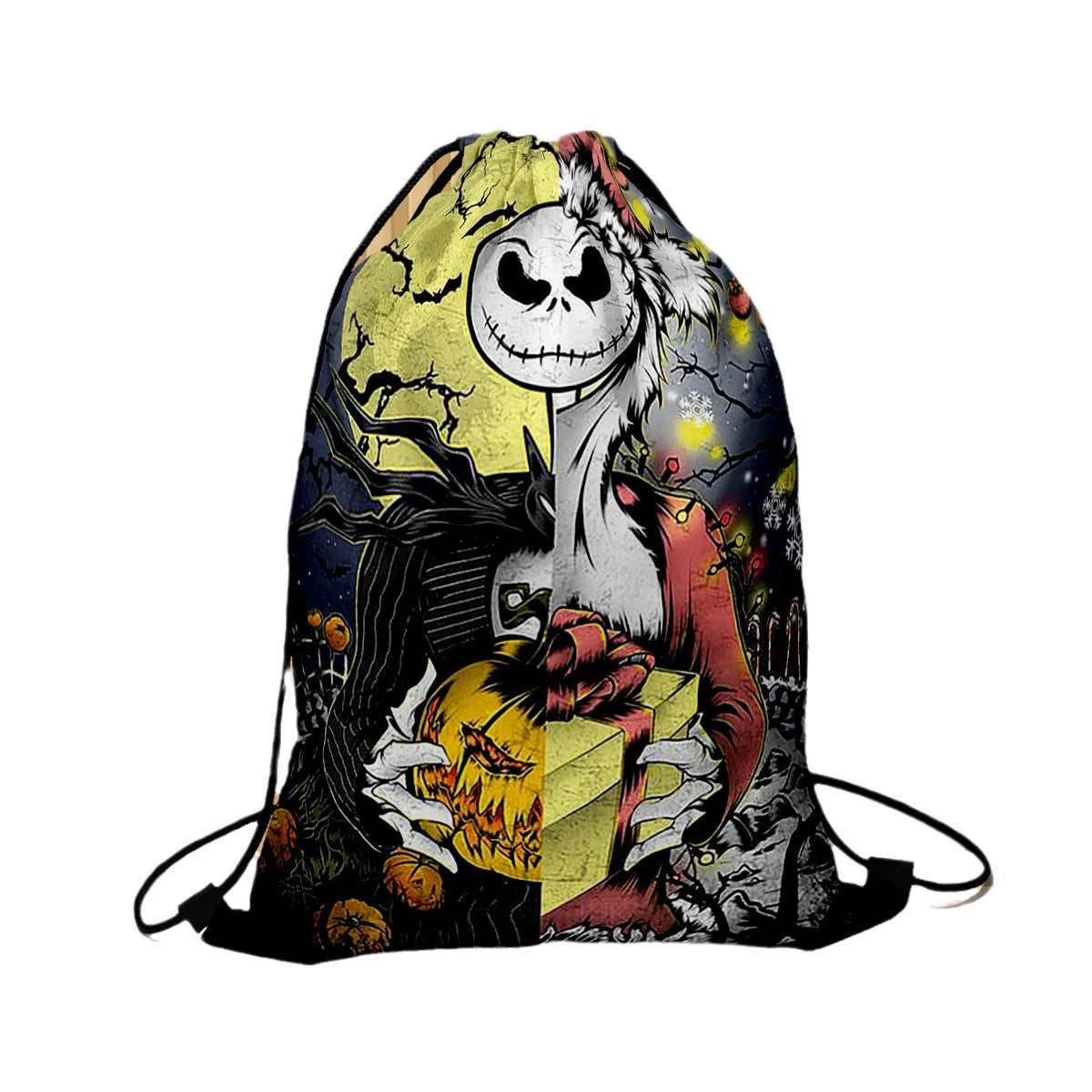 The Nightmare Before Christmas Drawstring Bags