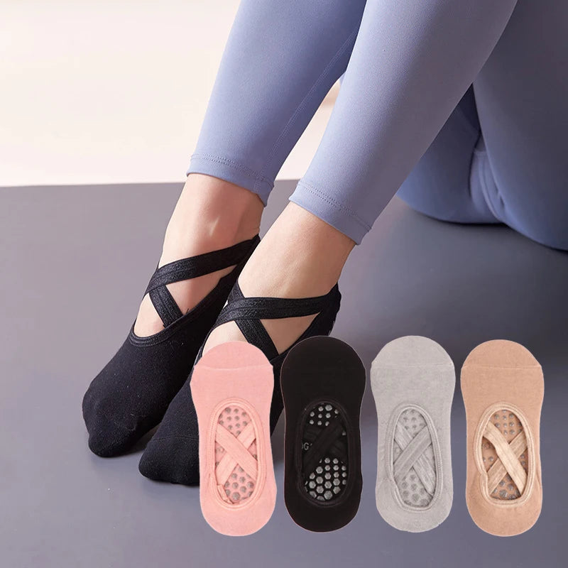 Ballet Style Grip Socks For Women