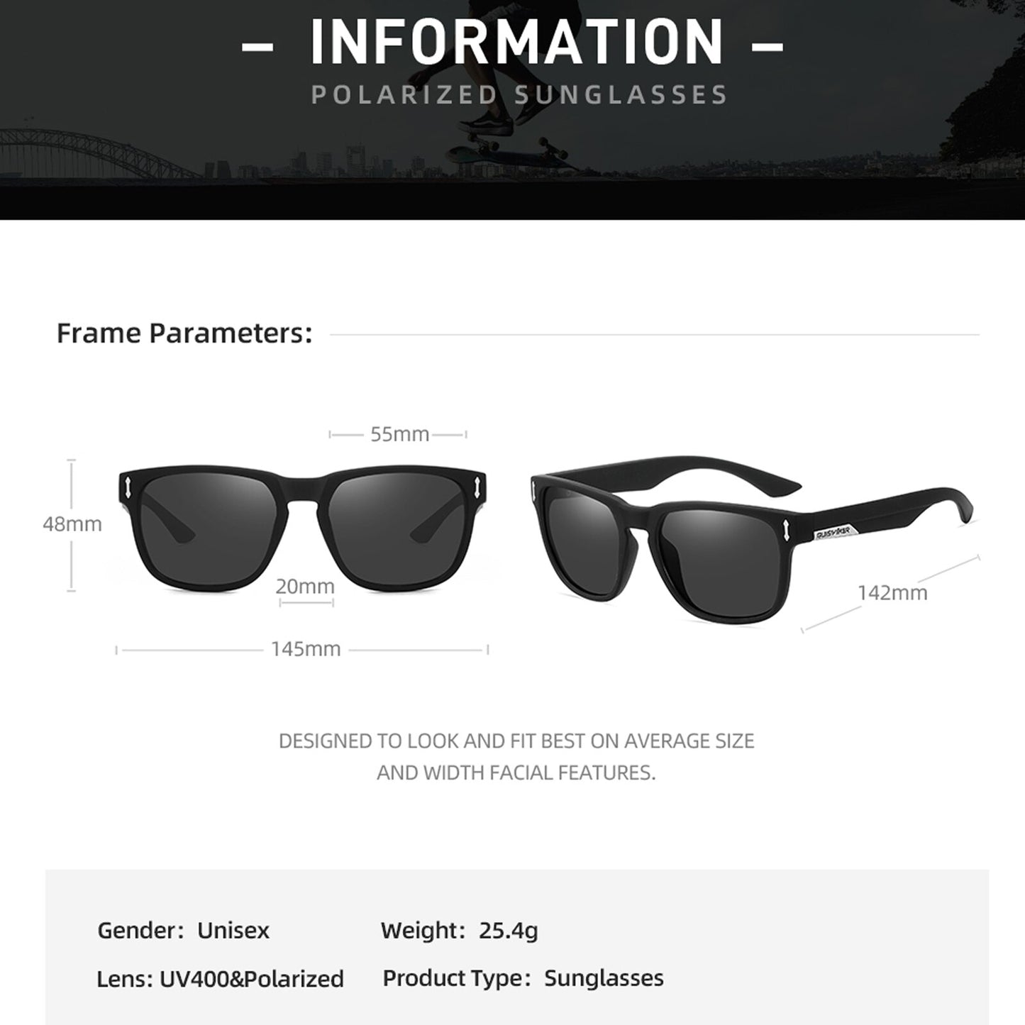 QUISVIKER NEW Fishing Polarized Sunglasses for Men