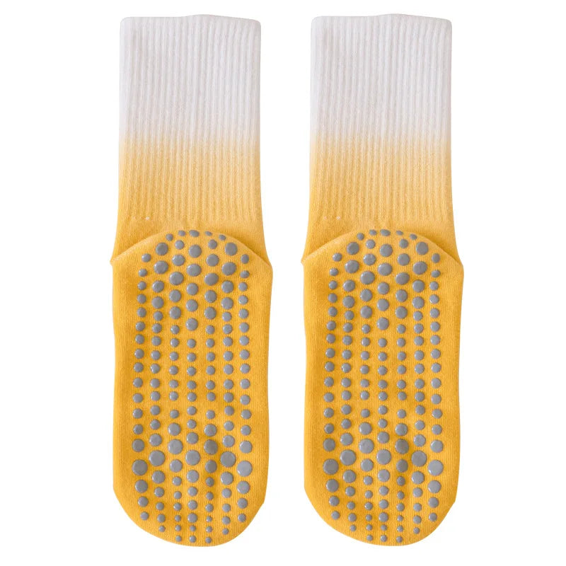 Women's Gradient Ramp Non-Slip Breathable Cotton Socks