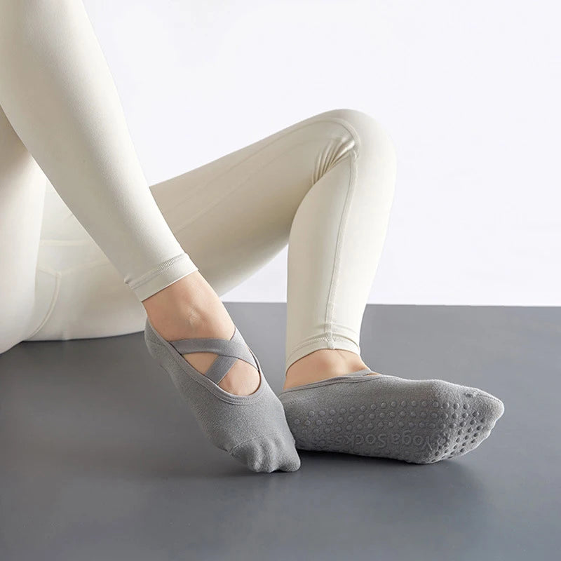 Ballet Style Grip Socks For Women