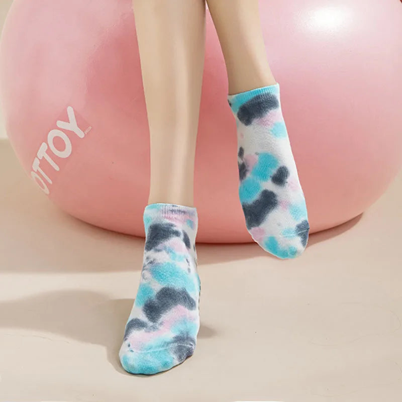 Women's Cotton Tie-dyed Silicone Non-slip