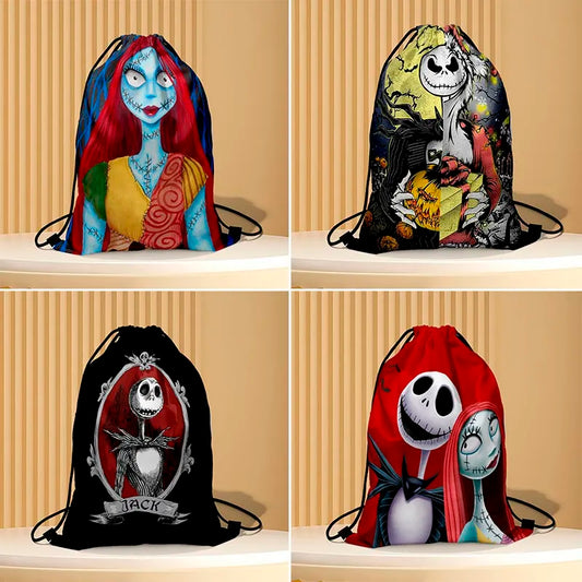 The Nightmare Before Christmas Drawstring Bags