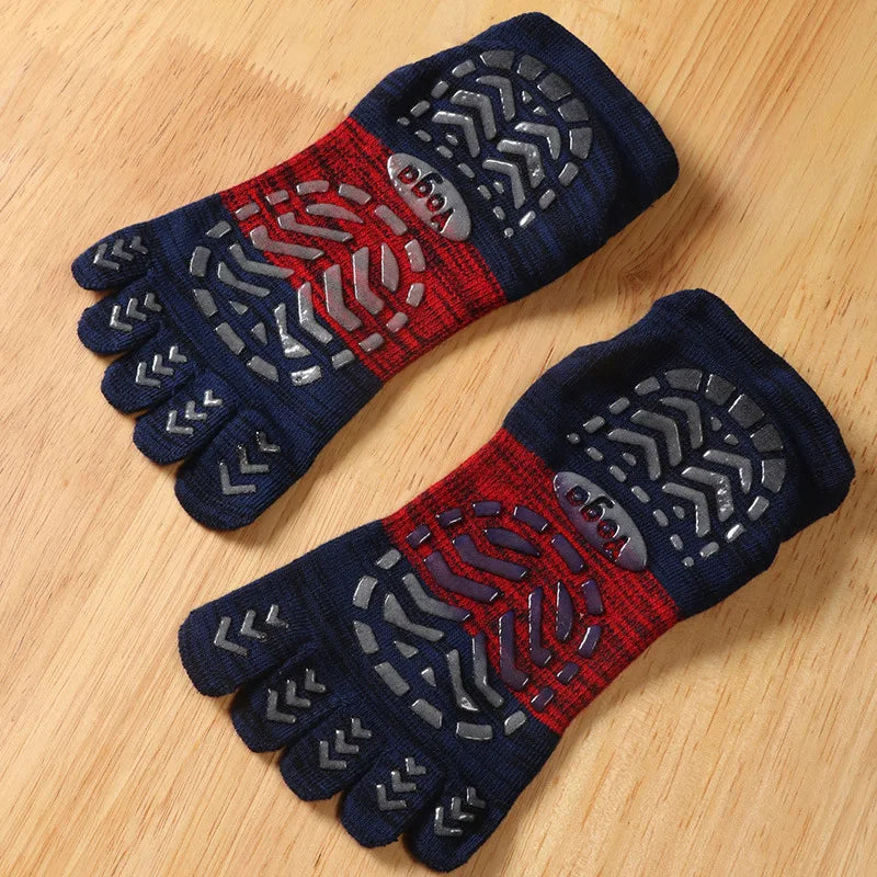 Men's Full Toe and Toeless Non-slip Grip Socks