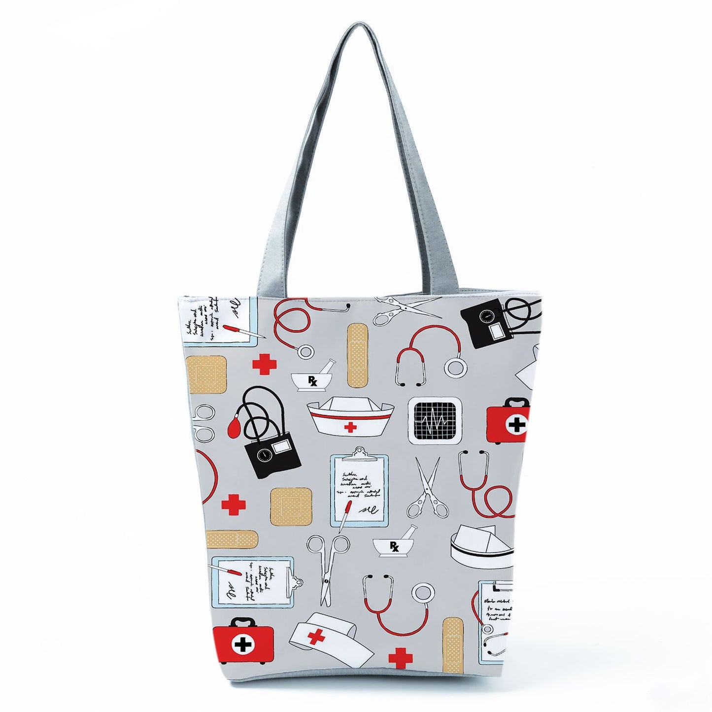 Reusable Cartoon Nurse' Tote