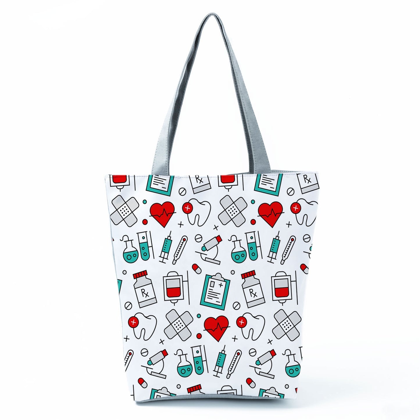 Reusable Cartoon Nurse' Tote