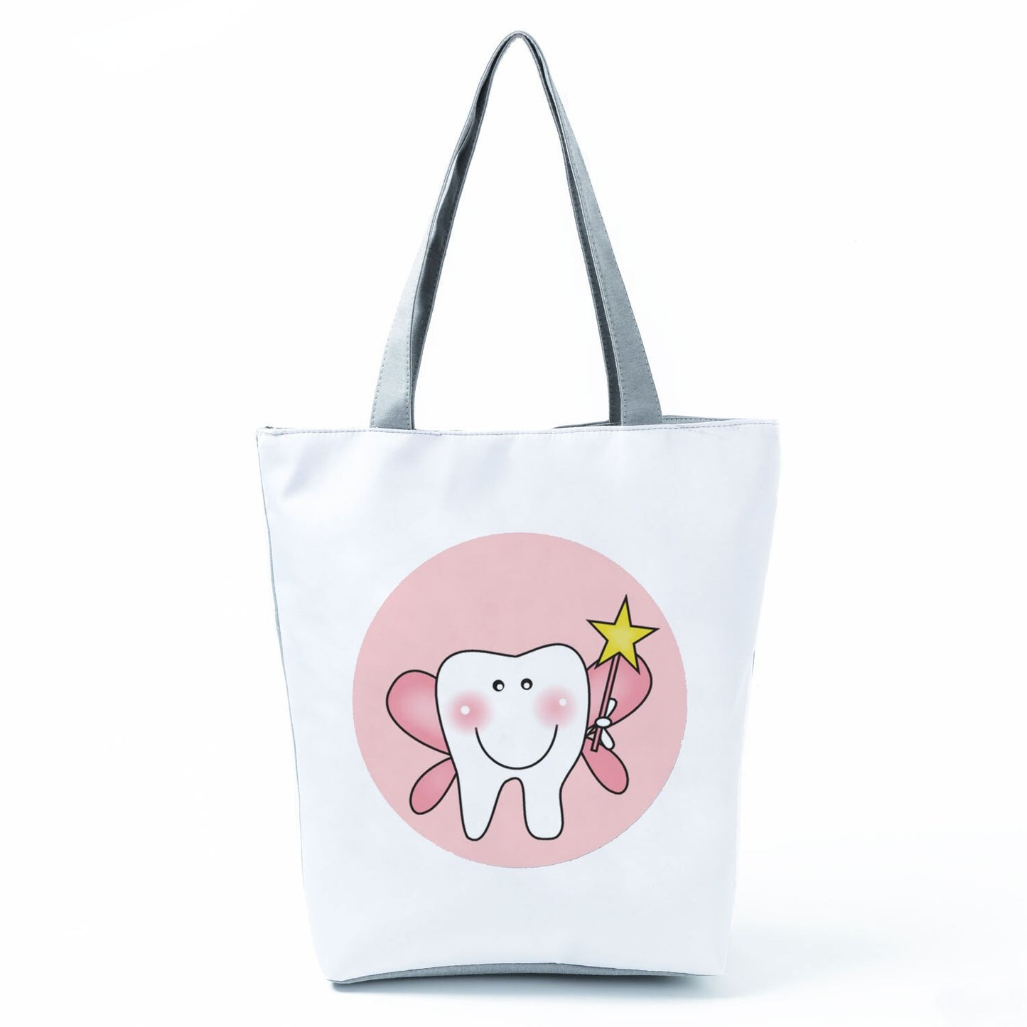 Reusable Cartoon Nurse' Tote