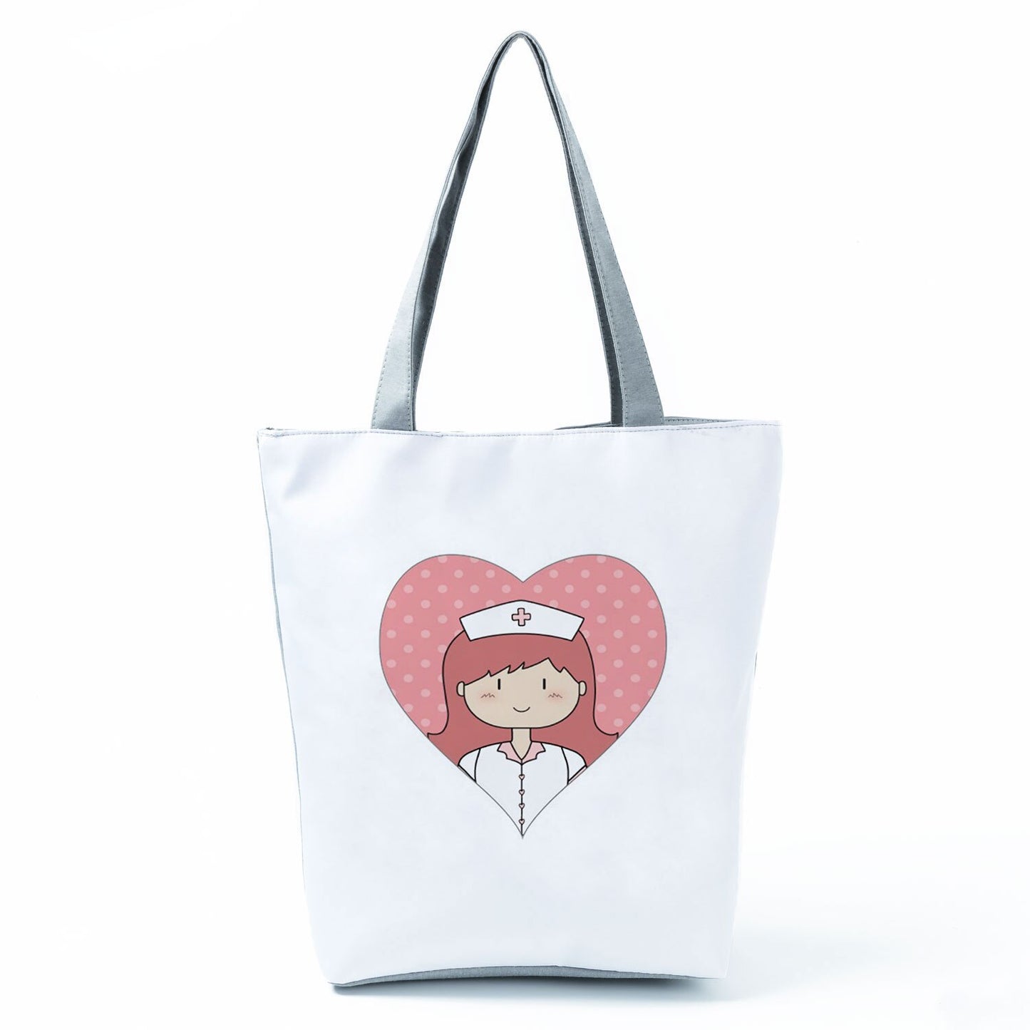 Reusable Cartoon Nurse' Tote