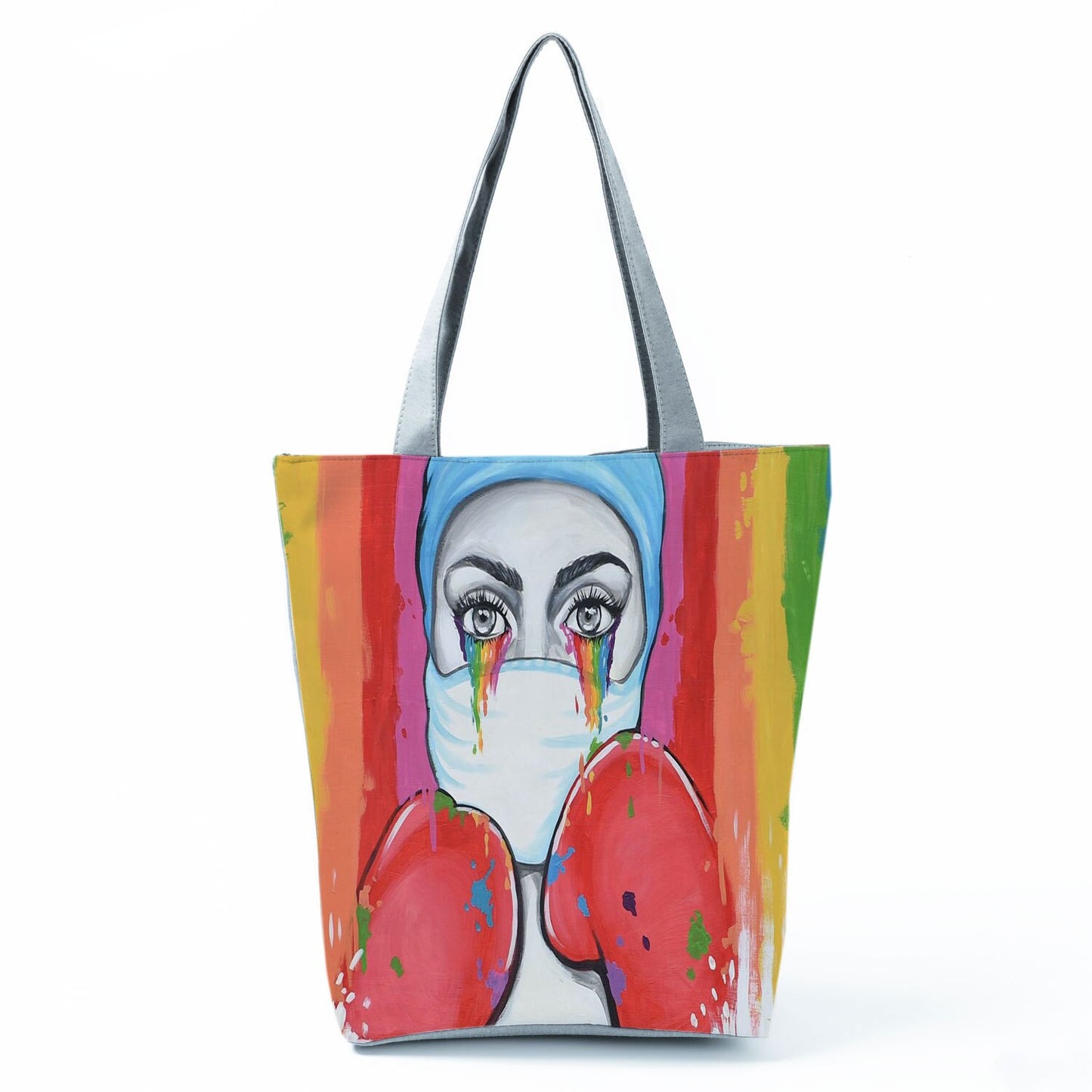 Reusable Cartoon Nurse' Tote