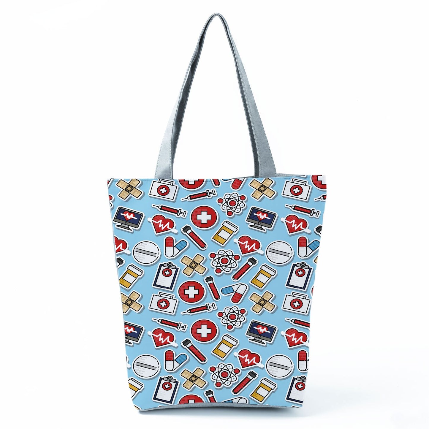 Reusable Cartoon Nurse' Tote