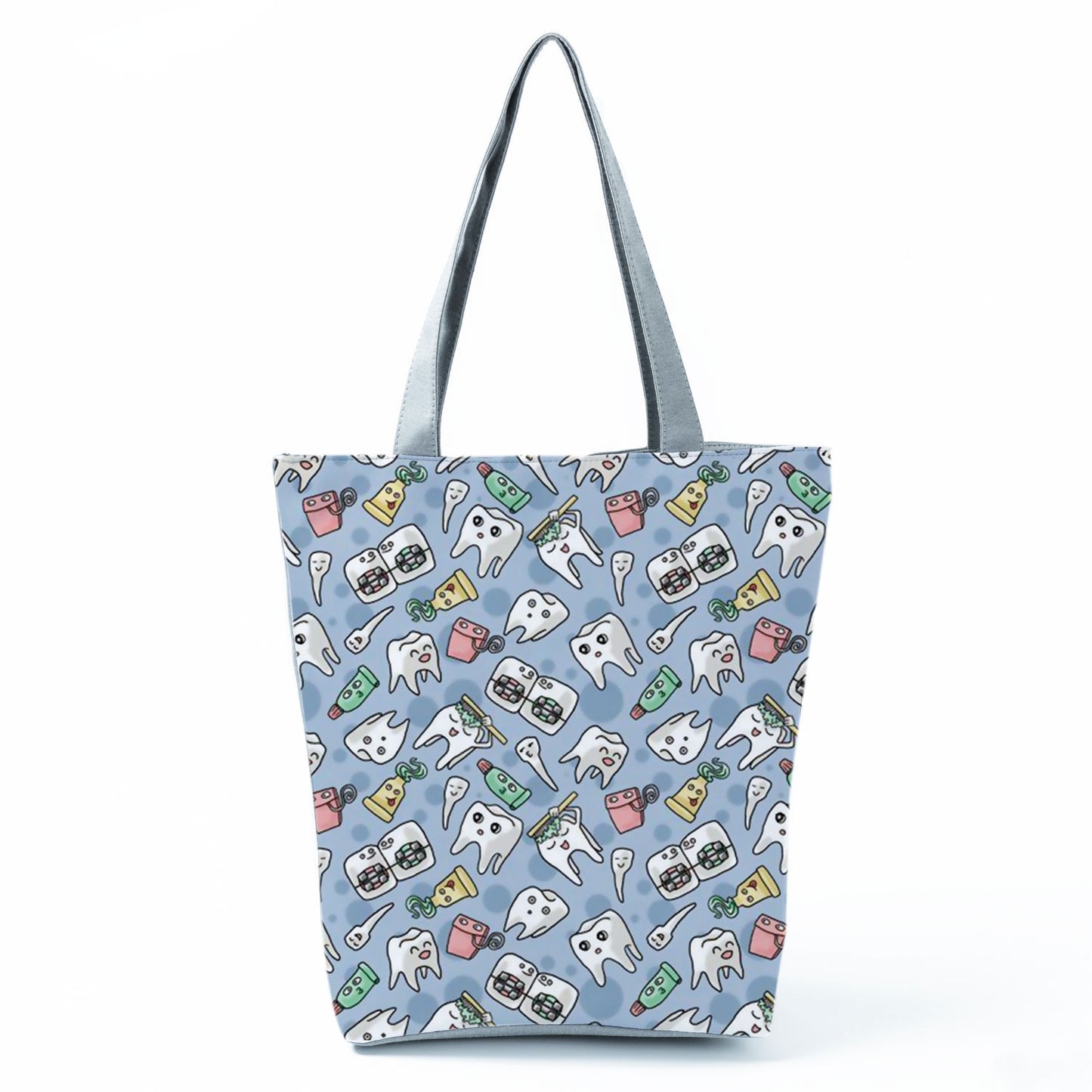 Reusable Cartoon Nurse' Tote