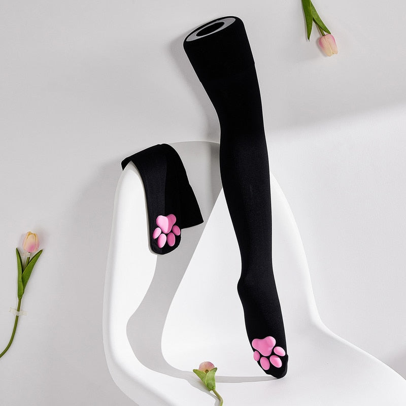 Woman's Paw Print Socks