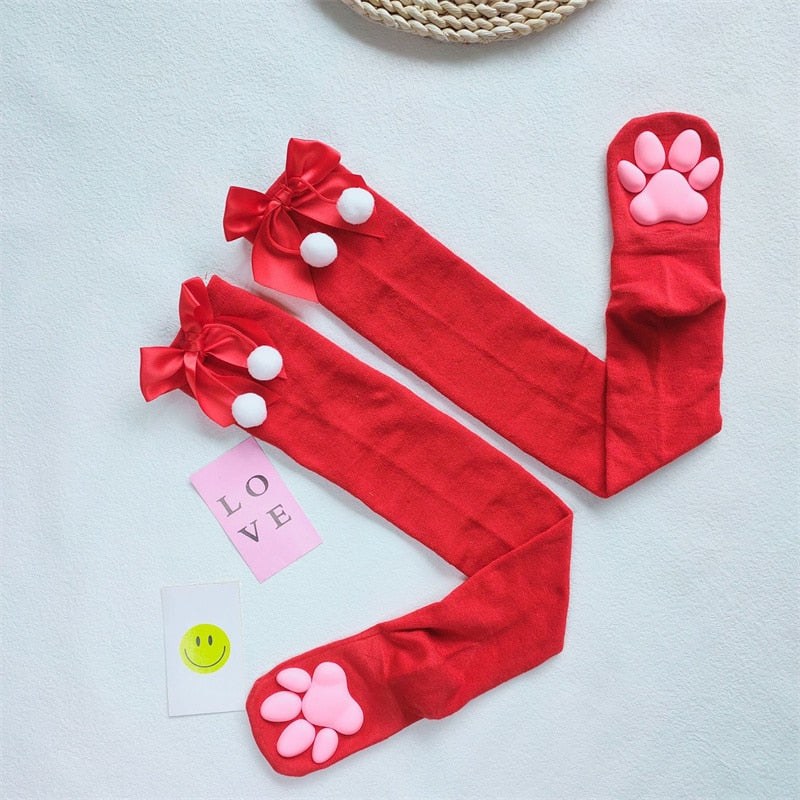 Woman's Paw Print Socks