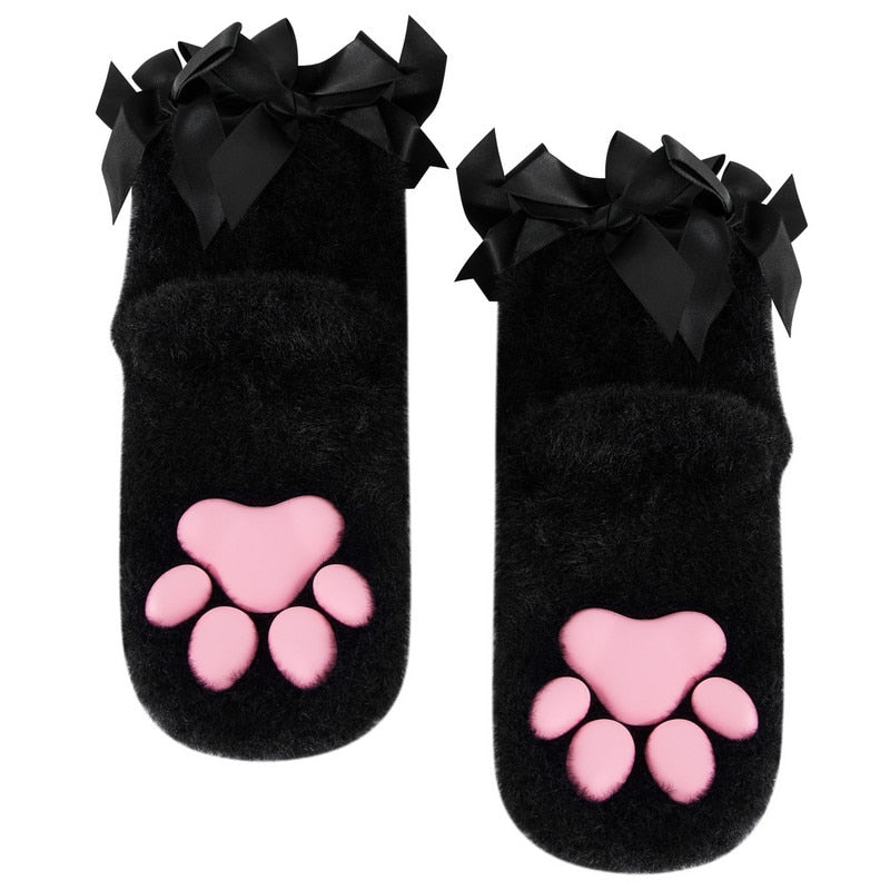 Woman's Paw Print Socks