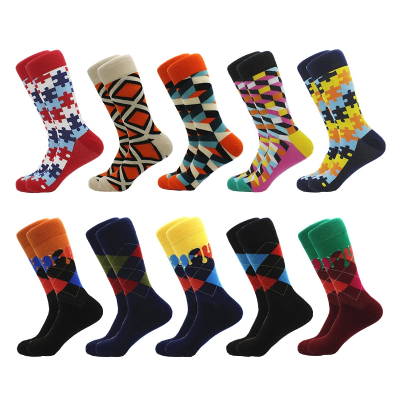 Colorful Men’s Socks, Box Set 5/10