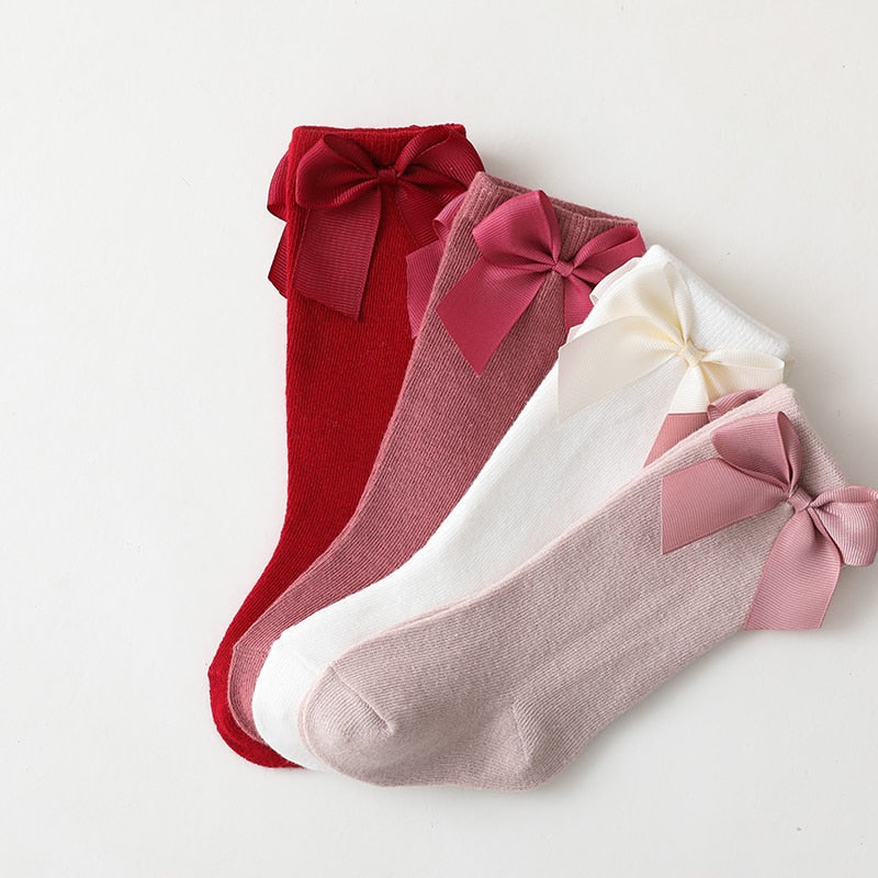 Girls Bow Socks