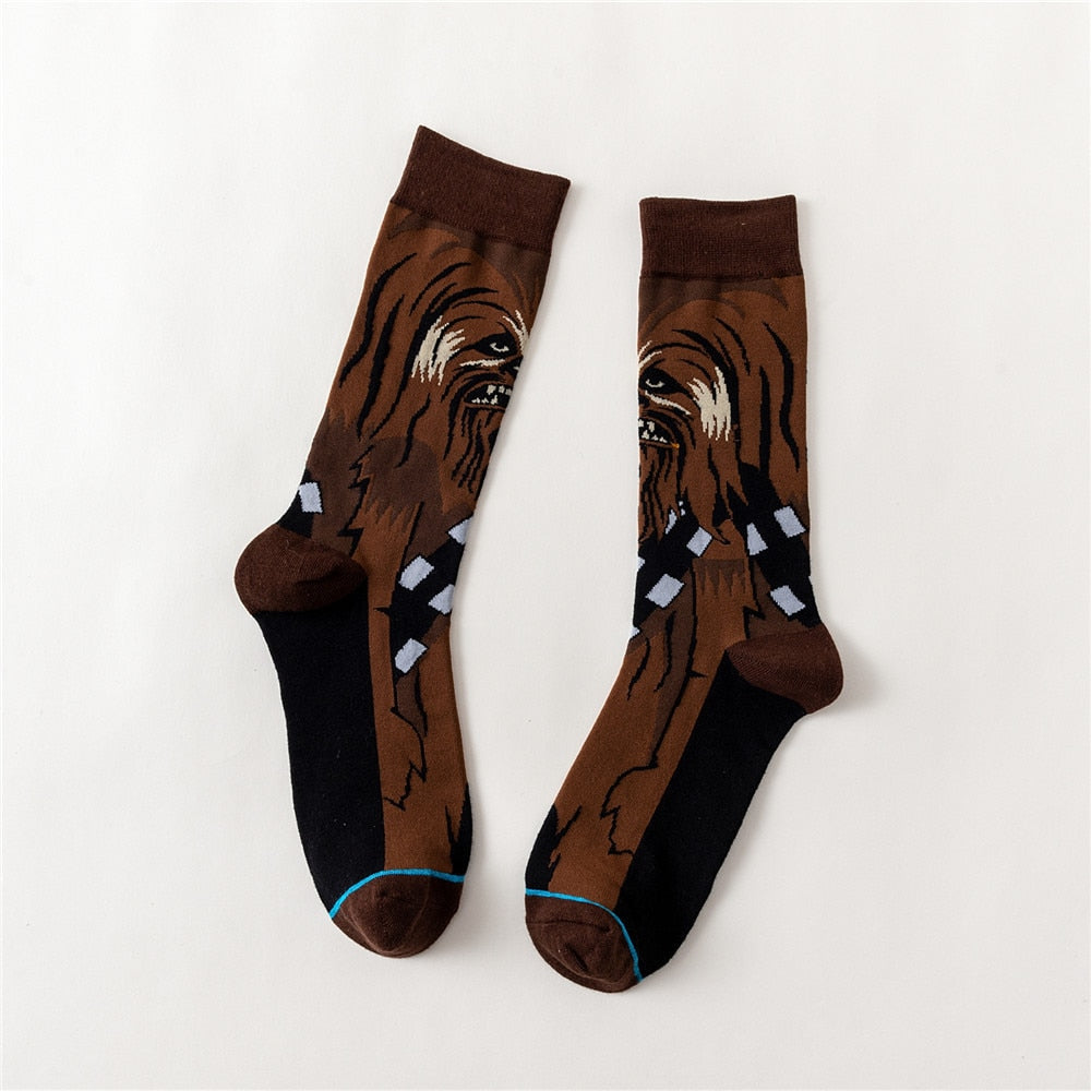 Star Wars Movie, Master Yoda, R2-D2, Cosplay, Wookie, Novelty Unisex Socks