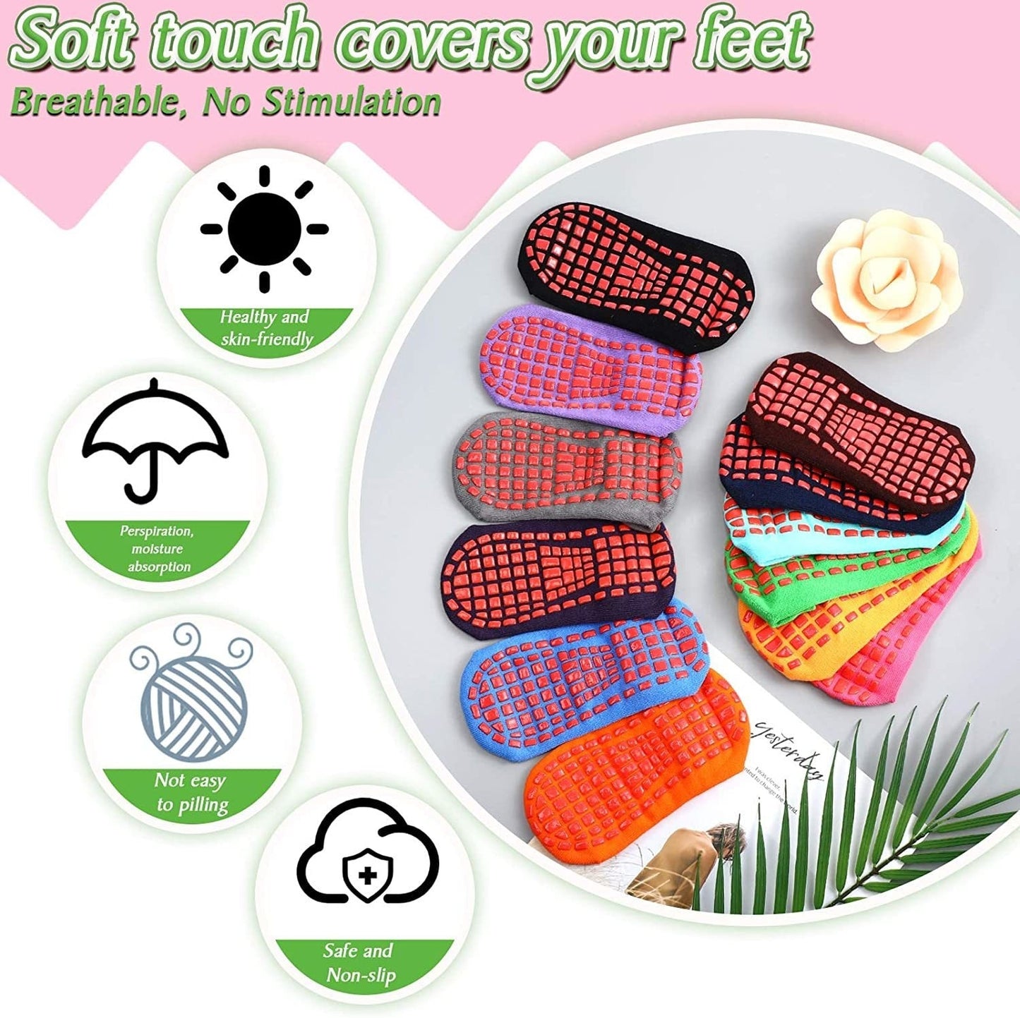 Non Slip Grip Socks