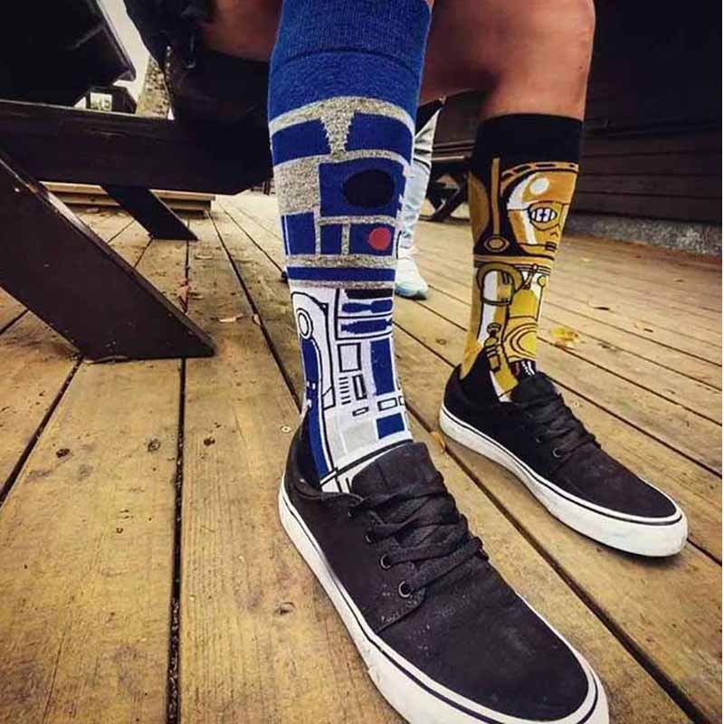 Star Wars Movie, Master Yoda, R2-D2, Cosplay, Wookie, Novelty Unisex Socks