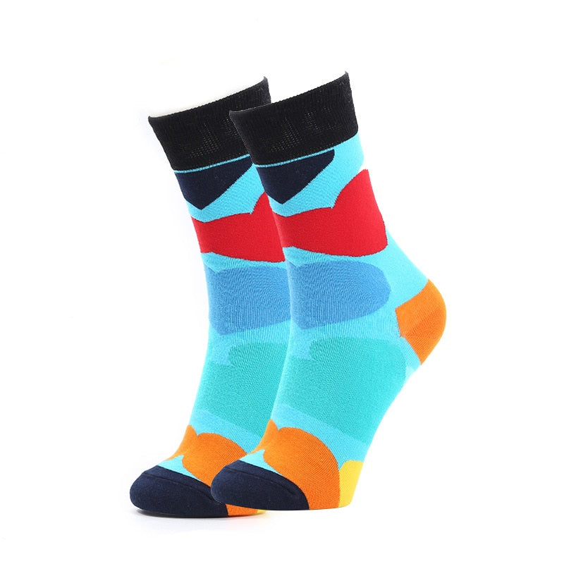 Men's Cotton Socks, Gradient Color