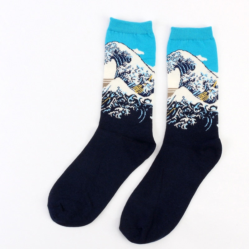 Retro Painting Unisex Socks