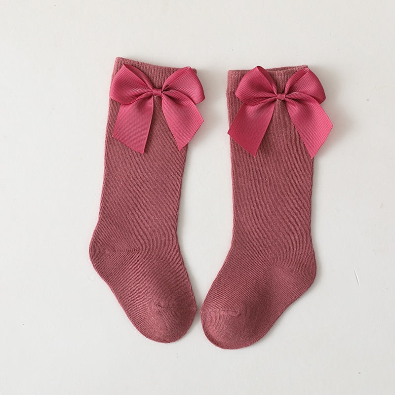 Girls Bow Socks