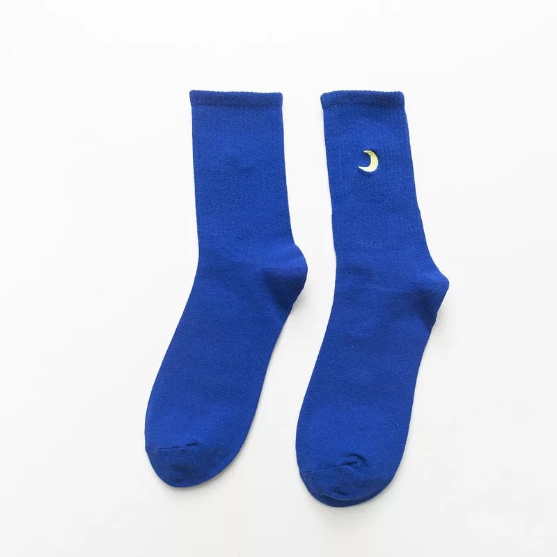 Embroidered Tube Socks