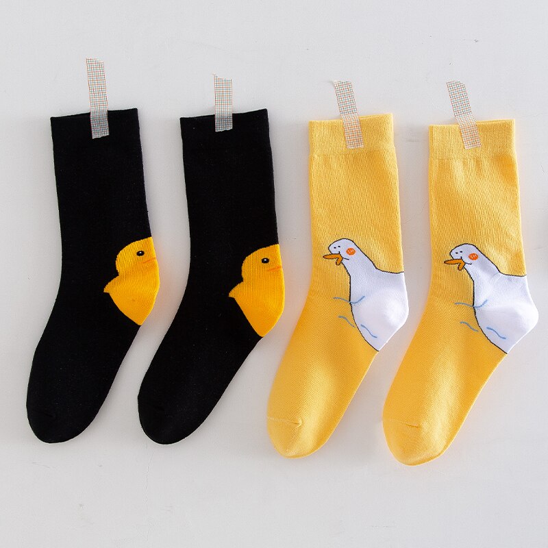 Duck and Duckling Socks