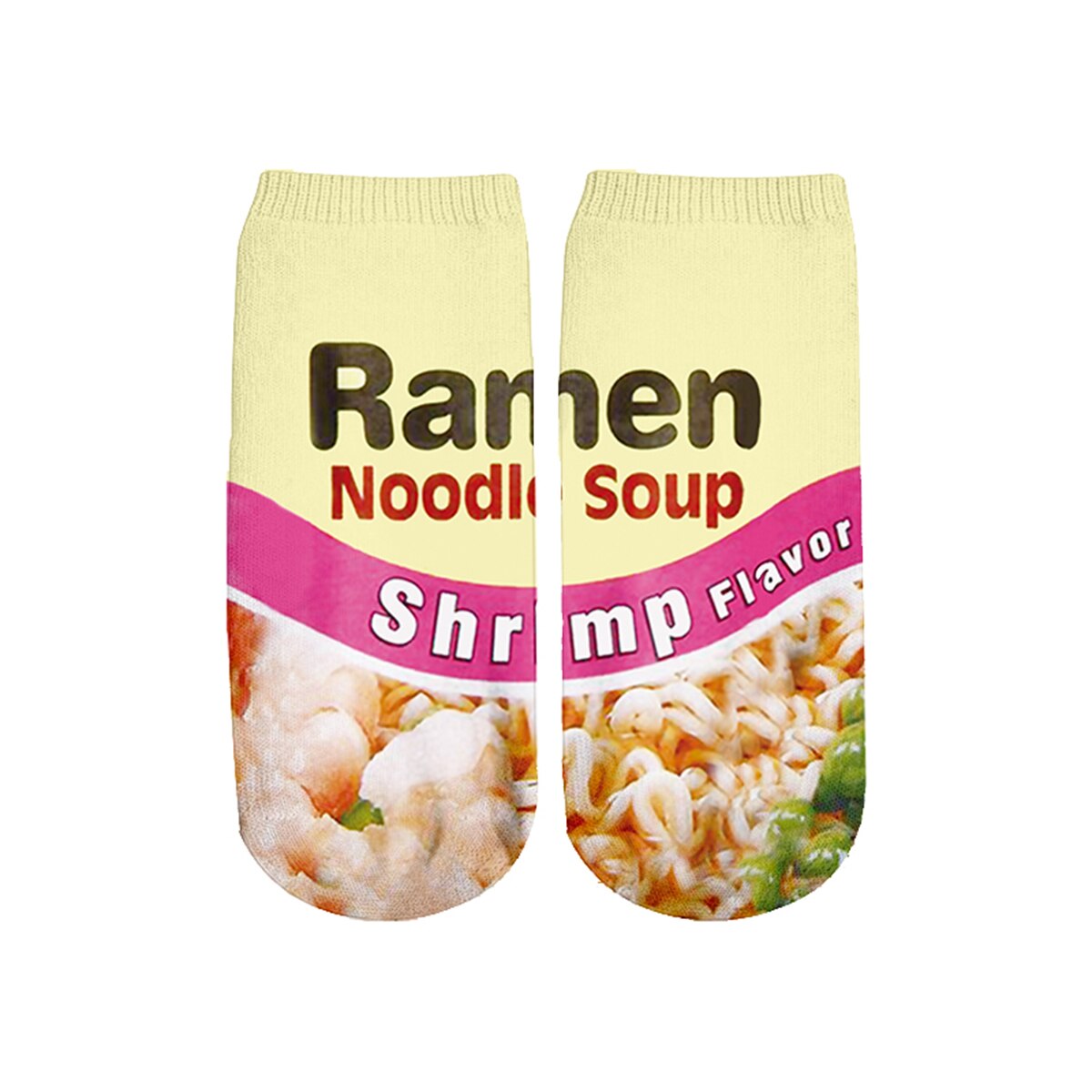 Ramen Noodles Fun Socks