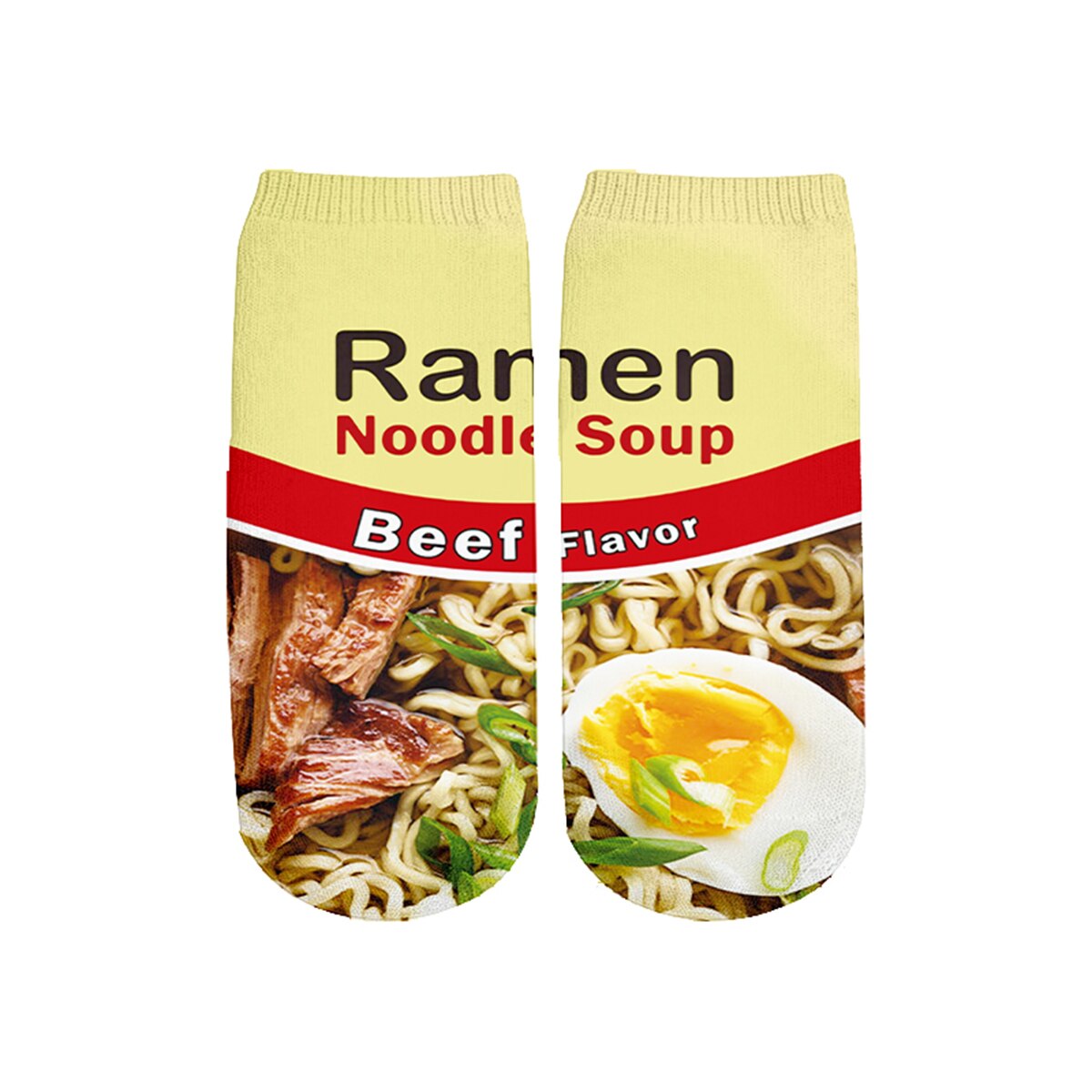 Ramen Noodles Fun Socks