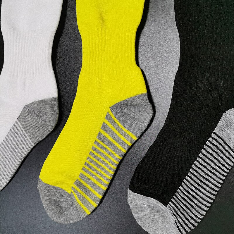 Thickening Towel Bottom Soccer Socks for the Adult or Kid Athlete