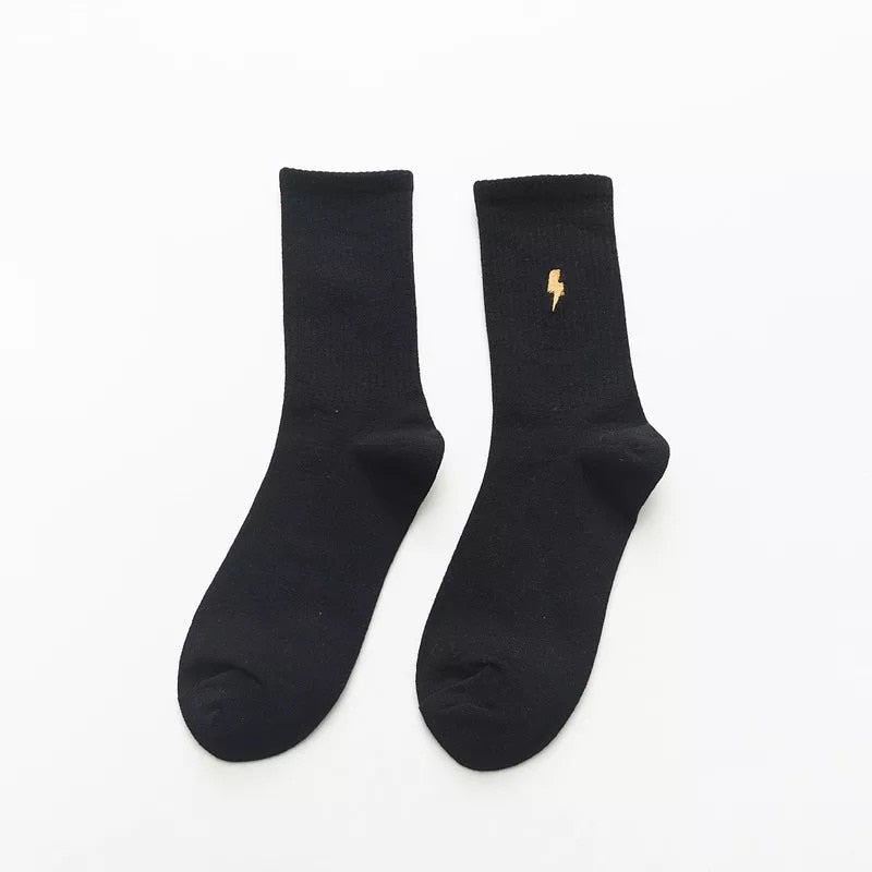 Embroidered Tube Socks