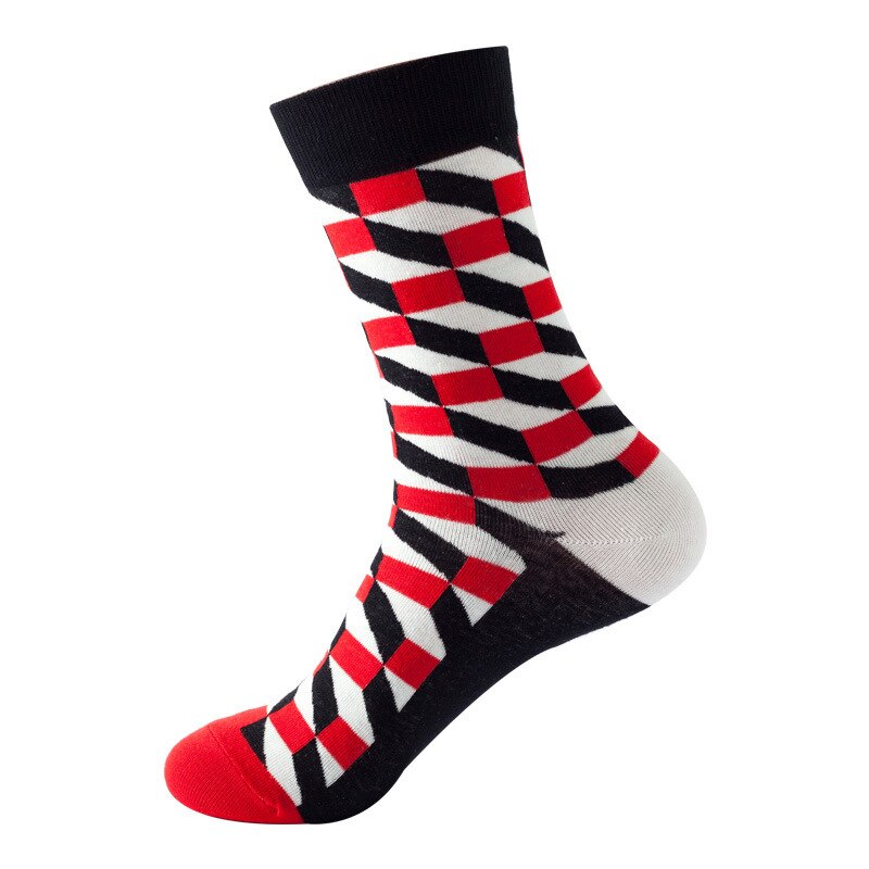 Men's Cotton Socks, Gradient Color